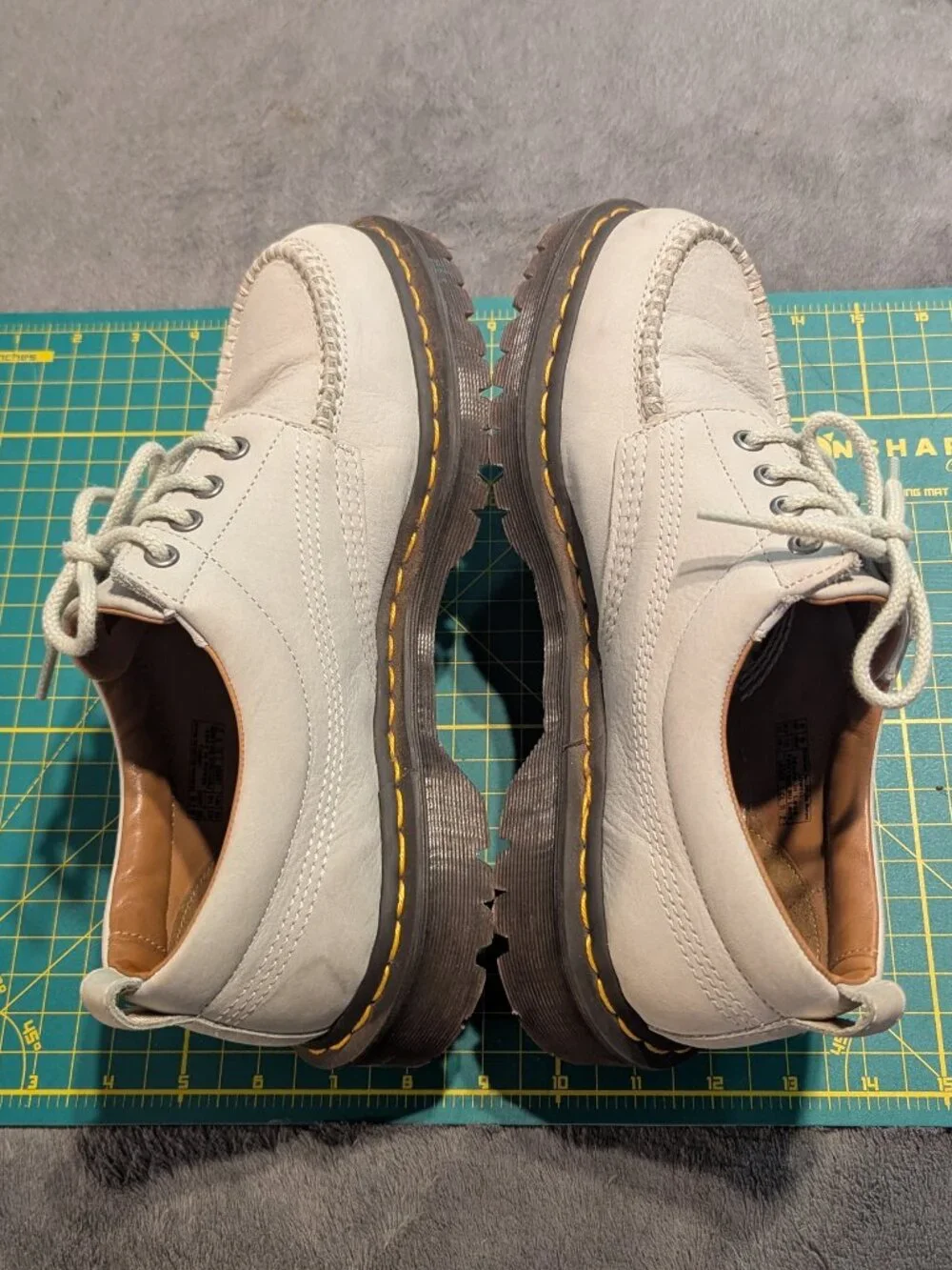 Dr. Martens Sage Green Lowell Men's Shoes | Buttersoft Leather Moc Toe Shoes